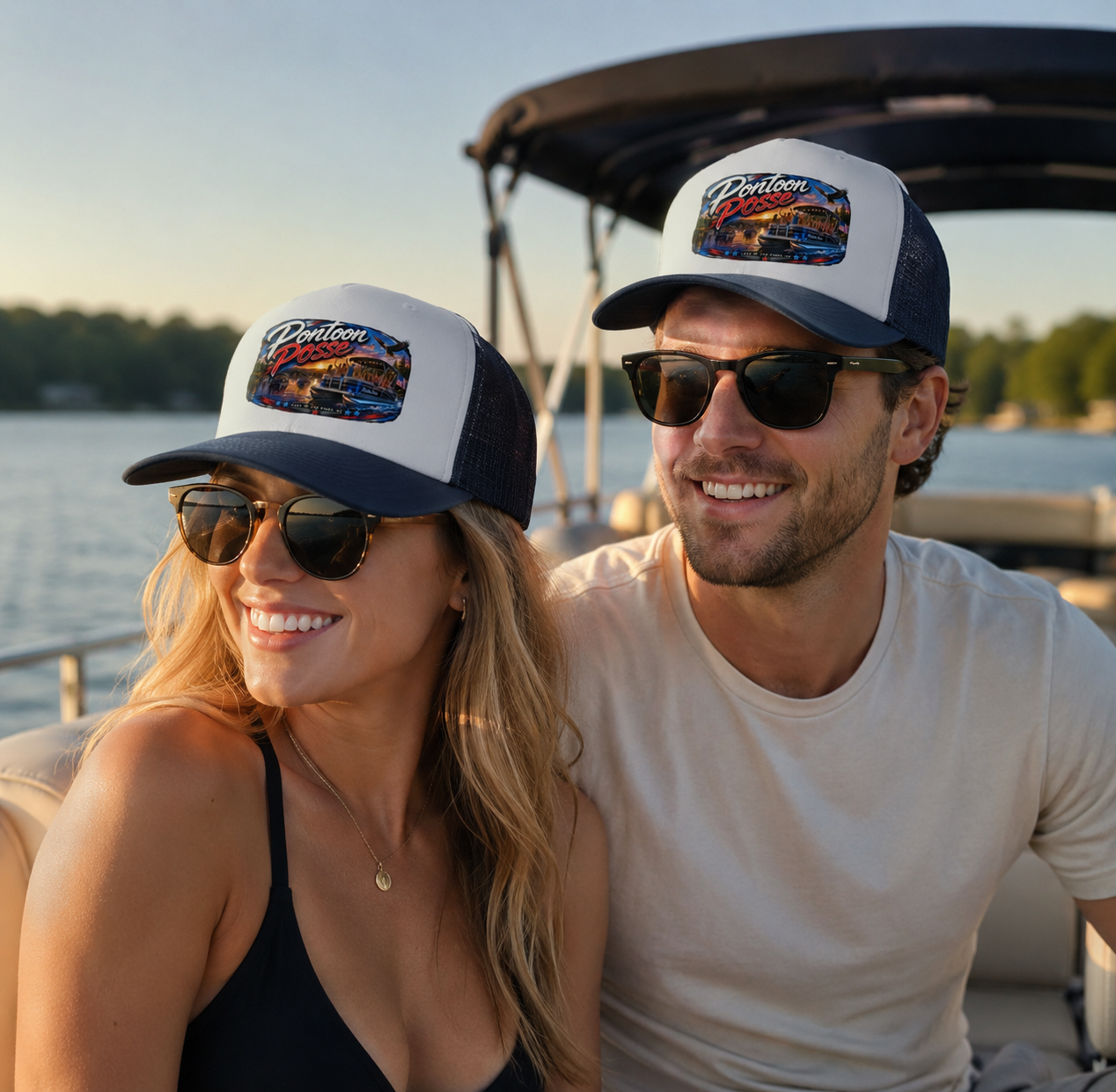 Pontoon Posse Foam trucker hat